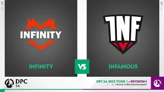 Infinity vs Infamous Game 2 - 2023 DPC SA Div 1 Tour 1 w/ Rada & Guipepe