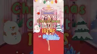 ☃️ 8 Non-VIP CHRISTMAS OUTFIT IDEAS IN DTI! 🎄#dresstoimpress #roblox #shorts #dti