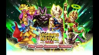 OVER 700+ TICKETS!! LEGENDS FESTIVAL TICKET SUMMONS!! (Dragon Ball Legends)