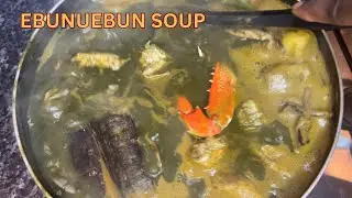 Ebunuebunu Nkwan/ Ghana green Soup/ Kontomire soup