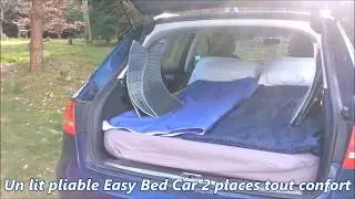 Lit confort et pliable Easy Bed Car - dormir dans une berline Audi A4 break