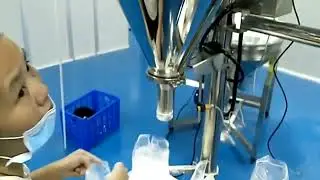 Screw auger filling machine dental powder filler equipment