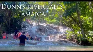 Jamaica - Climbing Dunn's River Falls - Unique experience - Walking Tour [4K]