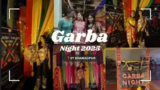 My First ever GARBA at IITKGP||Garwanight||IIT Kharagpur 