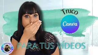 Nuevo efecto CANVA💙 Truco creativo en VÍDEO🎥 para destacar títulos en Canva paso a paso✨