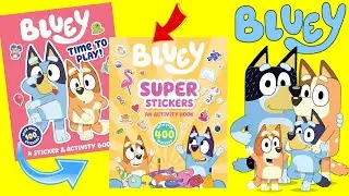 Bluey Giant Activity Book and Stickers Compilation Video