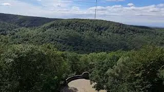 2024-08-23 Panorama Rundblick vom Hermanns-Denkmal auf den Teuteburger Wald