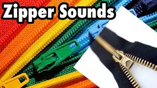 Zipper Sound effects // Zipper Sound // Zipping Sound // ASMR // Zip Sounds