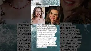 LUTO: Atriz de Cheias de Charme e No Rancho Fundo, Titina Medeiros morre aos 48 anos