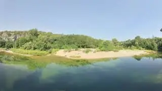 📍 4K 360&deg; VR | Immersive Travel Experience | Plage de galets Vallon-Pont-d'Arc
