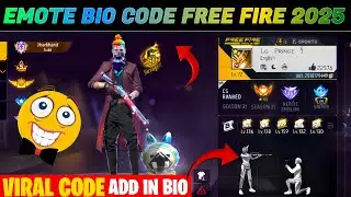 EMOTE TRANDING BIO CODE FREE FIRE 🔥 | TRANDING BIO CODE FF 2025 | UNIQUE BIO CODE FF | @Lemda_gaming