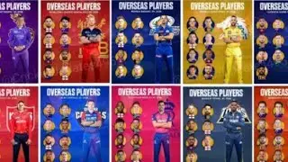 IPL 2026 All Team Foreign Players | IPL 2026 All Team Overseas Player List | IPL 2026 All Team Squad