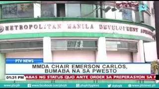 MMDA Chair Emerson Carlos, bumaba na sa pwesto