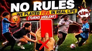 Мы играли в FIFA в реальной жизни (игра перерастает в насилие)