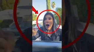 Crazy Karen Blames me for HITTING her Car 😭
