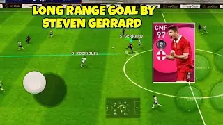 😱 Long Range Goal By Steven Gerrard 🔥 In Pes Mobile 2021