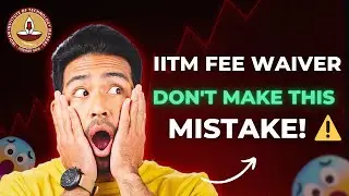 IIT Madras BS: Income vs Category Certificate? 🤯 Fee Waiver Guide 2025!