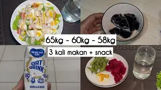 Makan 3 Kali dan Snack, Tetap Bisa Turun Berat Badan || Diet vlogs 