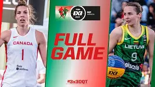 Canada 🇨🇦 vs Lithuania 🇱🇹 | Women Full Game | FIBA #3x3OQT 2024