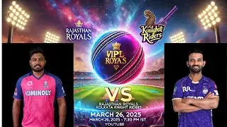 IPL 2025 Match 6 || RR vs KKR || Live Scorecard And Live Match For Free