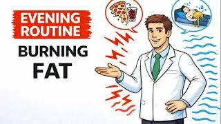 Force Your Body to Burn Visceral Fat Overnight (Evening Routine) | Science Explained
