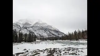 Day 4: Winter Driving: Jasper National Park - Athabasca River - Athabasca Falls - Sunwapta Falls