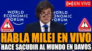 🔴URGENTE HABLA MILEI EN VIVO EN DAVOS Y SACUDE AL MUNDO ENTERO | FRAN FIJAP