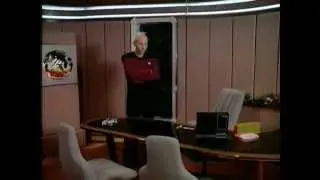 Captain Picard is given lesson in humanity.