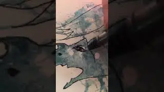 Turning a mistake, into a masterpiece | Monster drawing