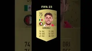 Santiago Jimenez in EVERY FIFA (FIFA 22-EAFC 24) #like #subscribe