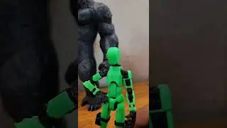 KONG IS A PIG #stopmotion #funny #action #figures #t13