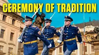 Changing of the Guard at Prague Castle 🇨🇿