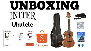 Initer ukulele unboxing | Shopee ukulele