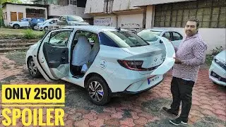Hyundai Aura Spoiler | Company Fitted Spoiler | Installation aura Spoiler | DIY