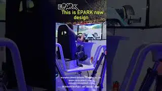 EPARK VR racing machine car, virtual reality experience car, simulator one player vr driving car
