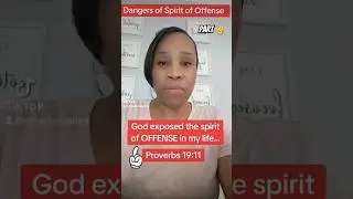 God EXPOSED the Spirit of Offense in me & brought deliverance. #offense #dream #prophecy #bible #pt2
