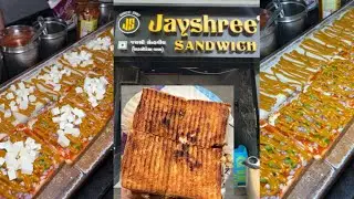 Double Decker Sandwich Ahmedabad😍| Jayshree Famous Sandwich | Indian Street Food