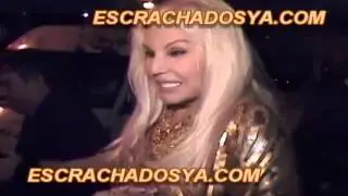 ESCRACHADOS YA   SUSANA GIMENEZ LUEGO DEL COLON SALIENDO DE PIEGARI   MARTIN FIERRO