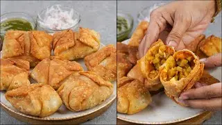 Garma Garam Aloo Egg Samosa | Instant Crispy Egg Aloo Samosa |Tastier Than Street Food |Aloo Samosa