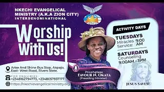 TUESDAY MIRACLE SERVICE WITH PROPHETESS FAVOUR N. OKATA || THE FLOWING RIVER