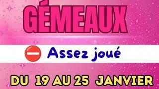GÉMEAUX ⛔ assez joué 