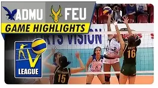 FEU vs ADMU | Game Highlights | Shakey's V-League Collegiate Conference
