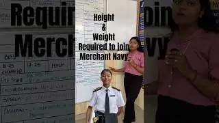 Height and Weight Requirement in Merchant Navy