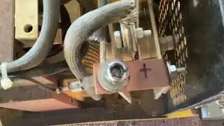 Minimig chance  polarity for fluxcore wire welding.