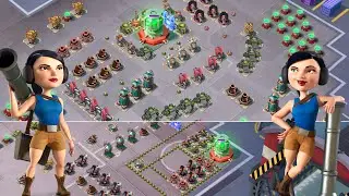 BOOM BEACH // Paradox & Komondor UNBOOSTED 👌🏼 ALL ZOOKAS basics in 2 QUICK attacks // w/a lvl 51