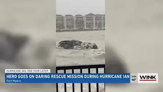 Checking in on Kevin Ott one year after heroic Hurricane Ian rescue