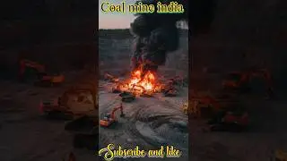 Coal mine jhariya Jharkhand India #poclain #coalindustry #excavator