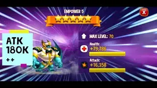 DRAGON CITY : HEROIC MAX LEVEL 70 & 5 STAR, ATK And HP