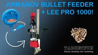 Aramnov Bullet Feeder + Lee Pro 1000 9mm