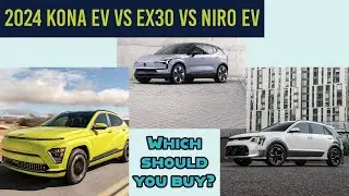 Hyundai Kona Electric 2024 против Volvo EX30 против Kia Niro EV: что выбрать?